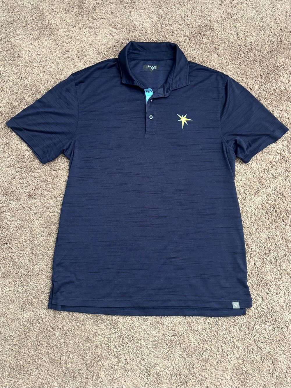 Tampa Bay Rays Navy Blue Men's Polo
